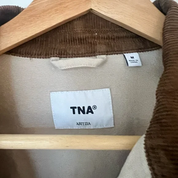 TNA Barkley Lightweight Jacket in Marcona Beige - Picture 4 of 7